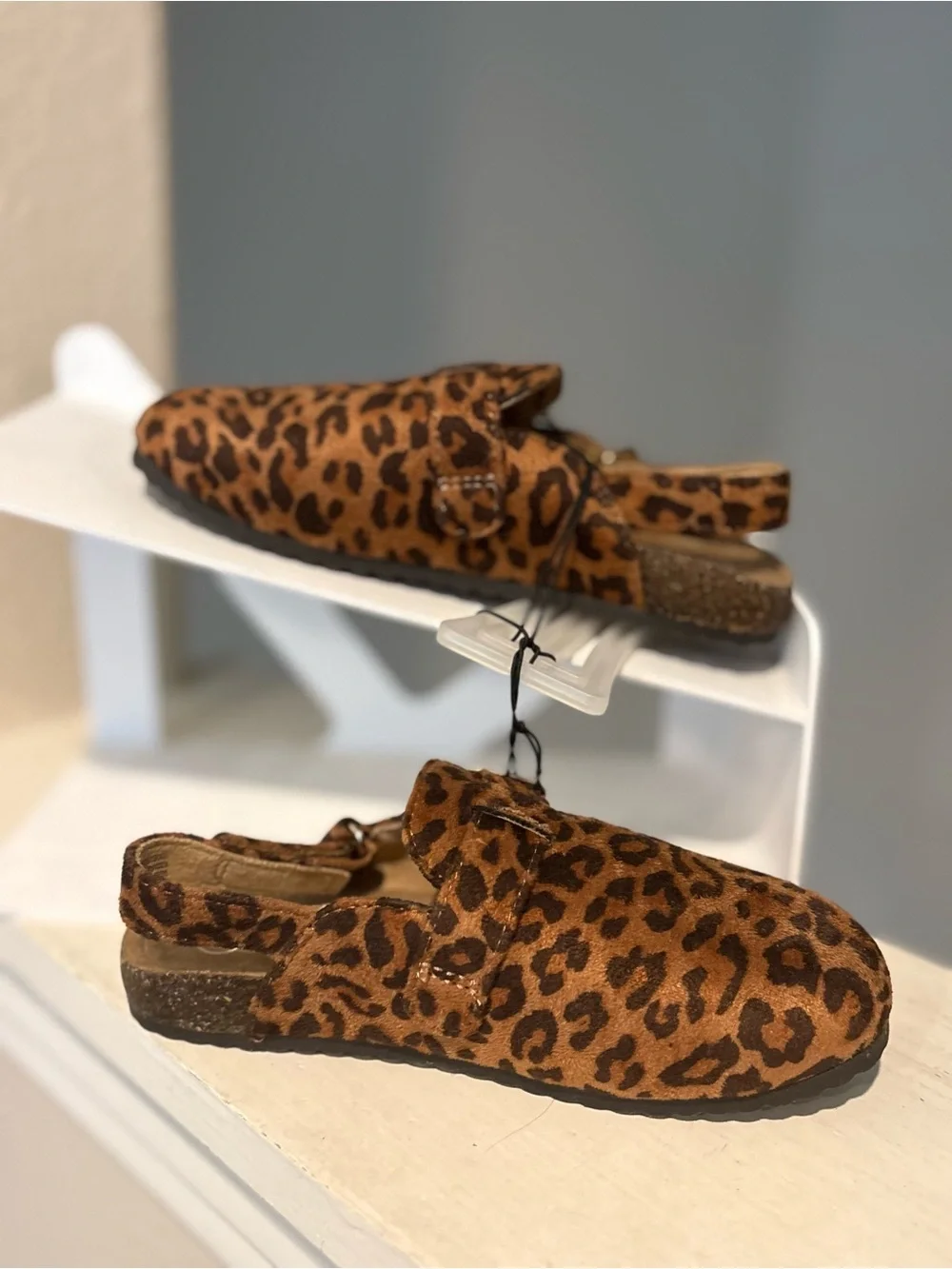NEW— Toddler Berlin Clogs – Cat & Jack Brown Leopard Spot Little Girls Size 11